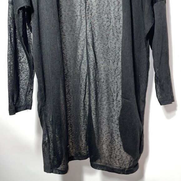 Curfew think translucent long open sweater - Picture 6 of 7